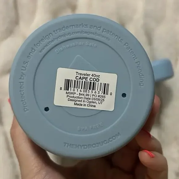 Hydrojug 40oz Traveler, CAPE COD BNIB - Picture 6 of 9